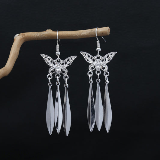 Hearth Family Lantern-E4627-2 Miao-inspired earrings with Chinese-inspired cultural detail
